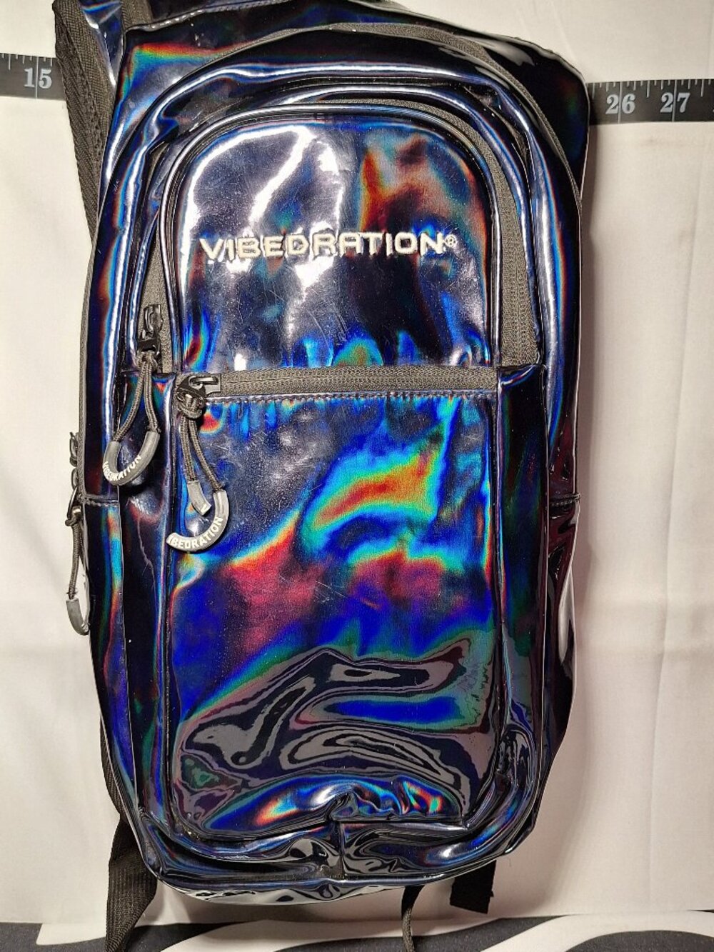 Vibedration Hydration Backpack w/o bladder - Holographic - Black - Used